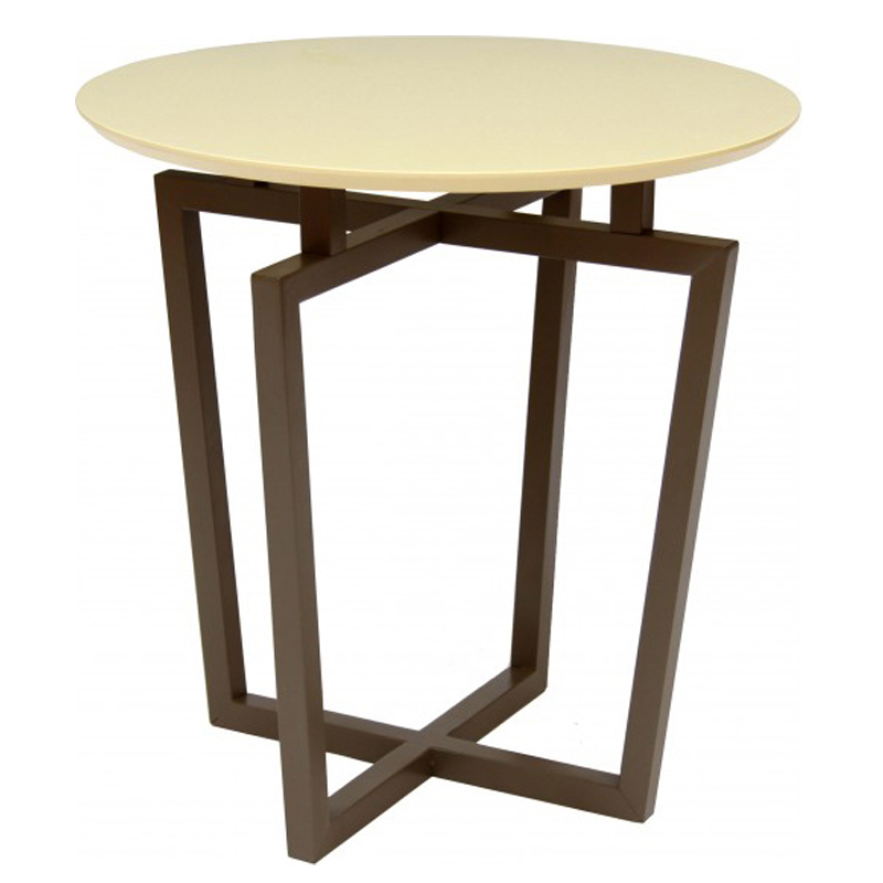Приставной стол Orrell Side Table Бежевый Коричневый Приставной стол Orrell Side Table Бежевый Коричневый в Барнауле | Loft Concept