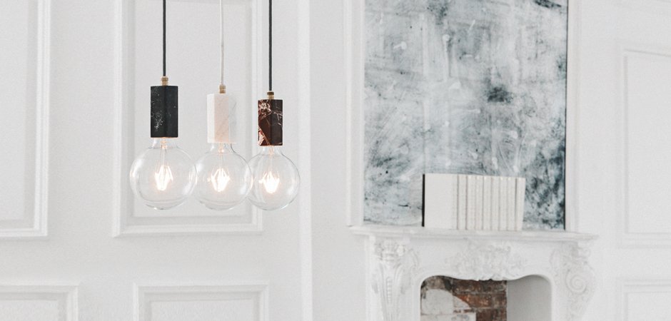 Подвесной светильник MARMOR TROM Bianco Подвесной светильник MARMOR TROM Bianco - Loft-Concept в Барнауле
