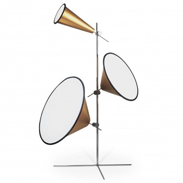 Торшер Tom Dixon Cone Gold Золотой Торшер Tom Dixon Cone Gold Золотой в Барнауле | Loft Concept