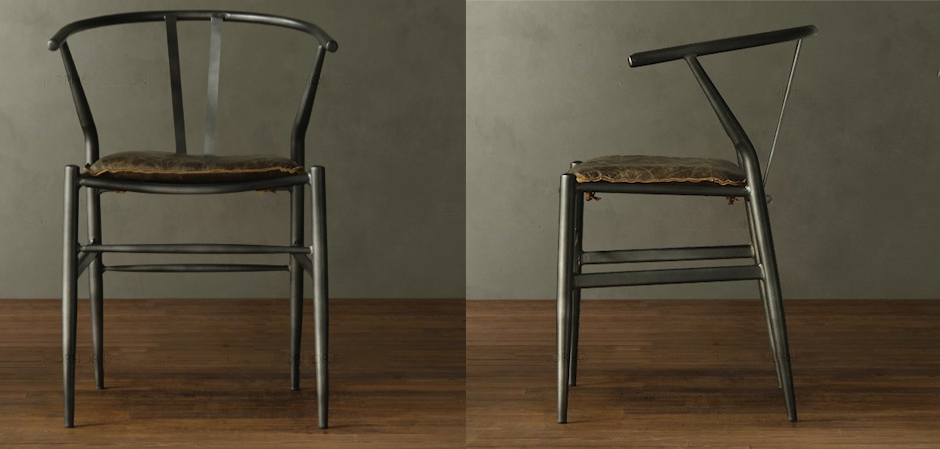 Стул Loft Industrial Kitchen Leather Стул Loft Industrial Kitchen Leather - Loft-Concept в Барнауле