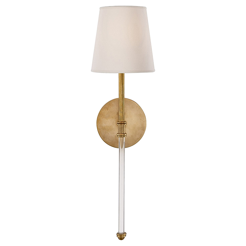 Бра Natale Sconce Brass Латунь Античная полированная Белый Бра Natale Sconce Brass Латунь Античная полированная Белый в Барнауле | Loft Concept