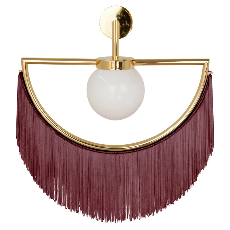 Бра Wink Wall Lamp by Masquespacio for Houtique Wine Бургундский красный Золотой Бра Wink Wall Lamp by Masquespacio for Houtique Wine Бургундский красный Золотой в Барнауле | Loft Concept