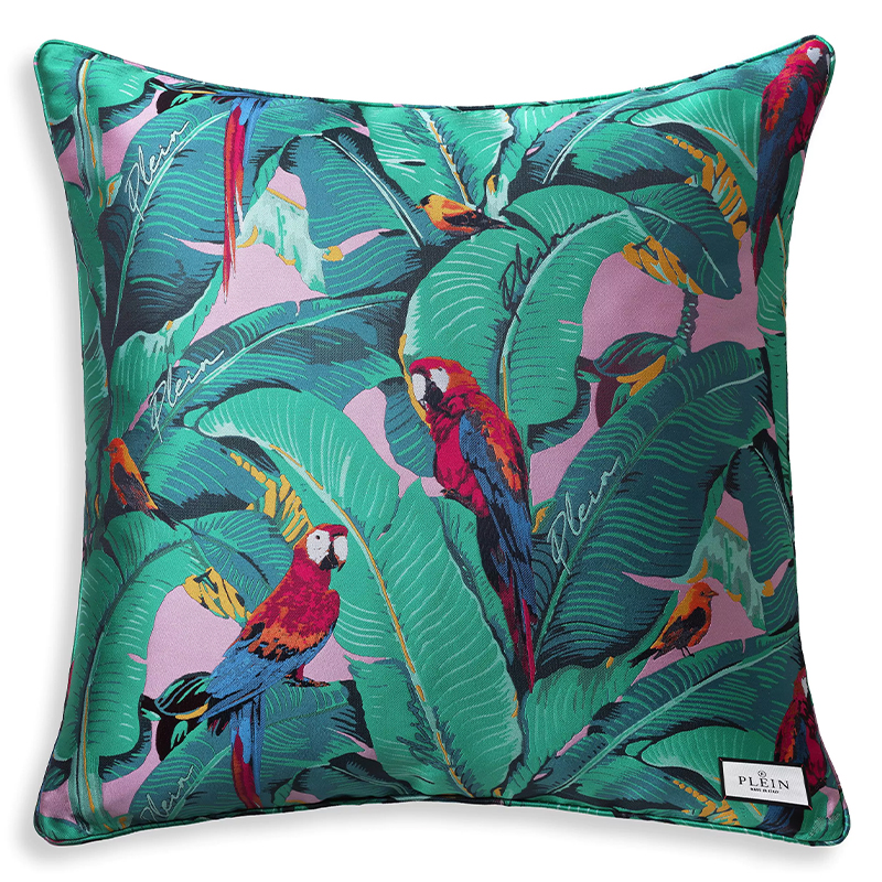Подушка Philipp Plein Cushion Parrot 70 x 70 Мульти Подушка Philipp Plein Cushion Parrot 70 x 70 Мульти в Барнауле | Loft Concept