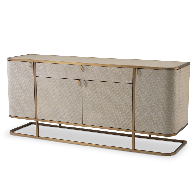 Комод Eichholtz Dresser Napa Valley oak Бежевый Матовая латунь Комод Eichholtz Dresser Napa Valley oak Бежевый Матовая латунь в Барнауле | Loft Concept