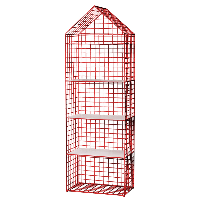 Стеллаж House Industrial Metal Rust Rack Красный Стеллаж House Industrial Metal Rust Rack Красный в Барнауле | Loft Concept