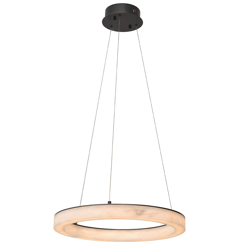 Люстра Eichholtz Chandelier Sankt Gallen S Белый Мрамор Bianco Черный в Барнауле | Loft Concept 