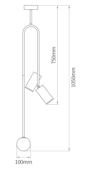 Потолочный светильник Ando Wooden Metal Brass Light 3 плафона Потолочный светильник Ando Wooden Metal Brass Light 3 плафона в Барнауле