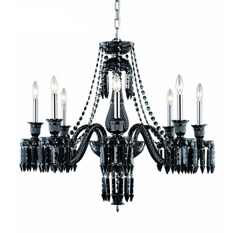 Люстра BACCARAT Zenith Midnight Chandelier 8 Черный Люстра BACCARAT Zenith Midnight Chandelier 8 Черный в Барнауле | Loft Concept