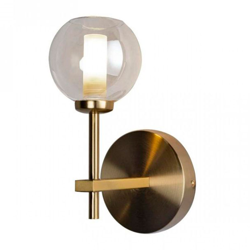 Бра RH Boule de Cristal Single Wall Lamp amber Gold Золотой Амбре янтарь Бра RH Boule de Cristal Single Wall Lamp amber Gold Золотой Амбре янтарь в Барнауле | Loft Concept