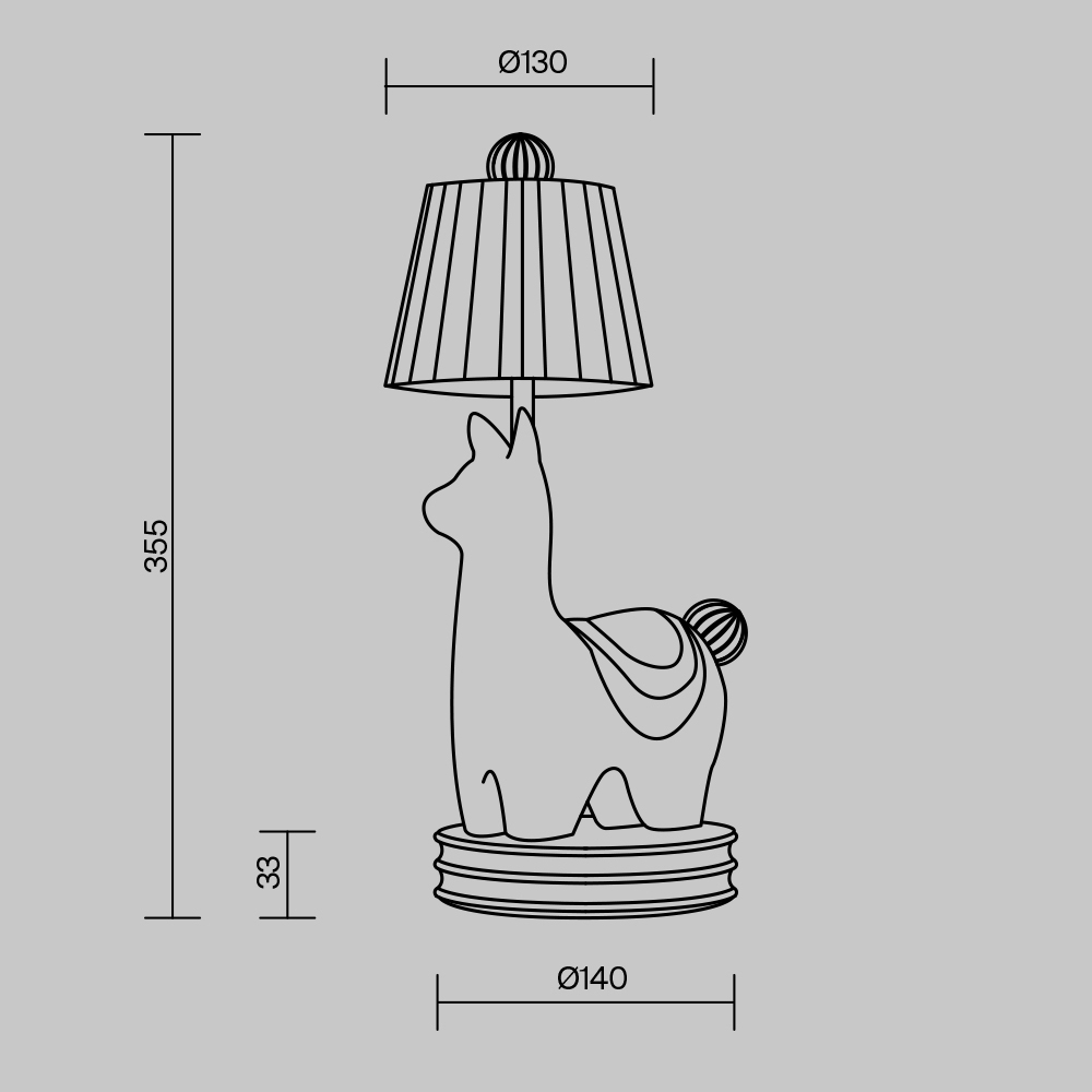 Настольный светильник Senor Alpaca 3000К 7Вт в Барнауле