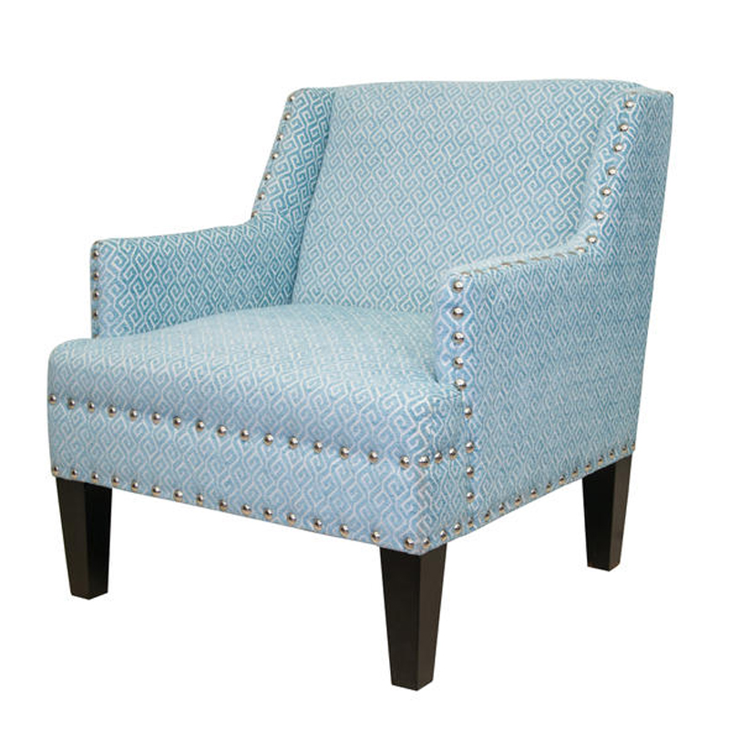 Кресло Fabio Armchair Velour blue Голубой Кресло Fabio Armchair Velour blue Голубой в Барнауле | Loft Concept