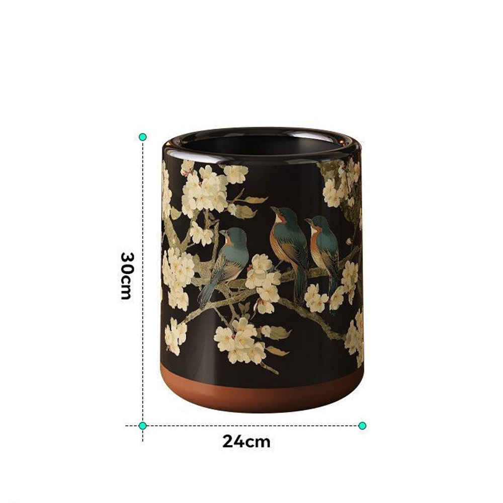 Мусорное ведро в китайском стиле Flower Trash Can Мусорное ведро в китайском стиле Flower Trash Can в Барнауле