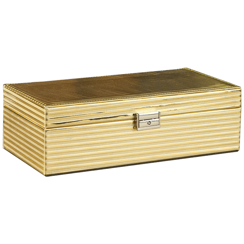 Шкатулка Afira Jewerly Organizer Box Золотой Шкатулка Afira Jewerly Organizer Box Золотой в Барнауле | Loft Concept
