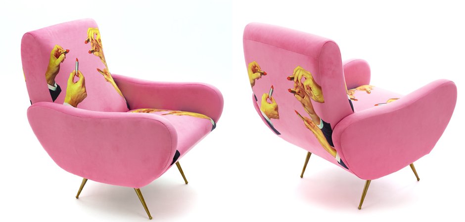 Кресло Seletti Armchair Lipsticks Pink Кресло Seletti Armchair Lipsticks Pink - Loft-Concept в Барнауле