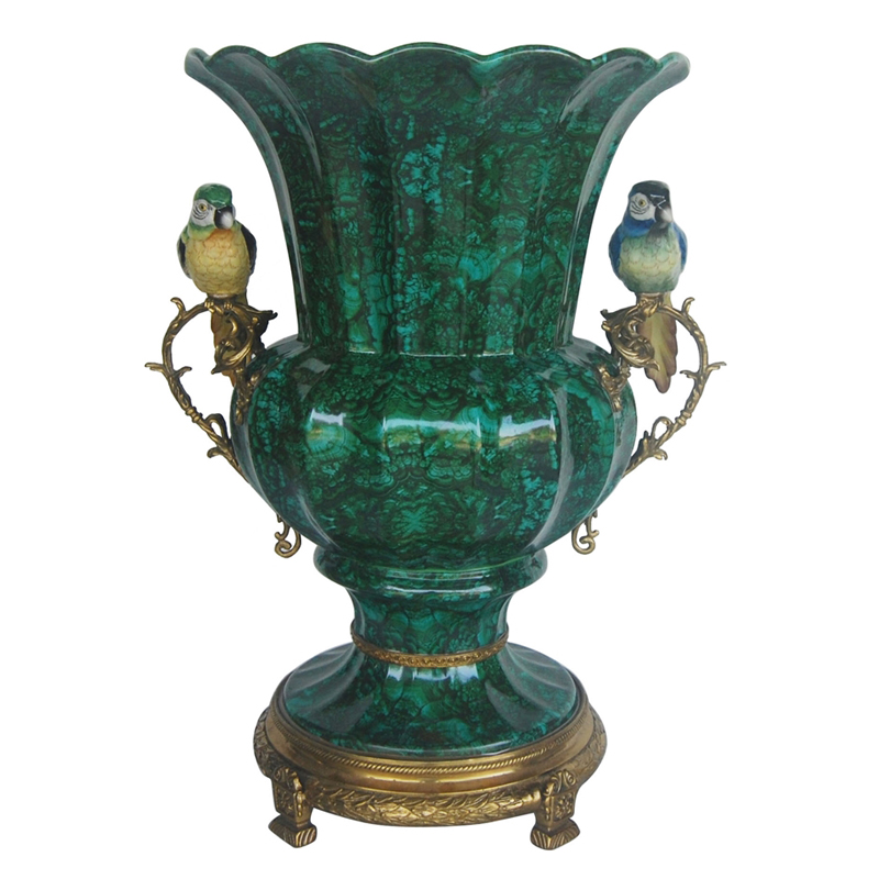 Ваза Joel Malachite Vase Малахит Ваза Joel Malachite Vase Малахит в Барнауле | Loft Concept
