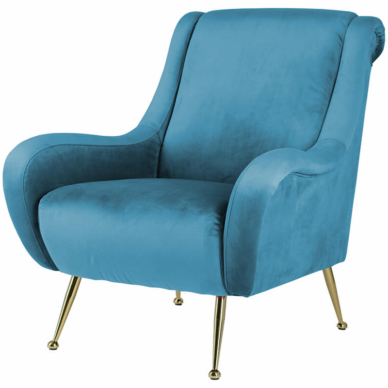 Кресло Chair Giardino light blue Голубой Кресло Chair Giardino light blue Голубой в Барнауле | Loft Concept