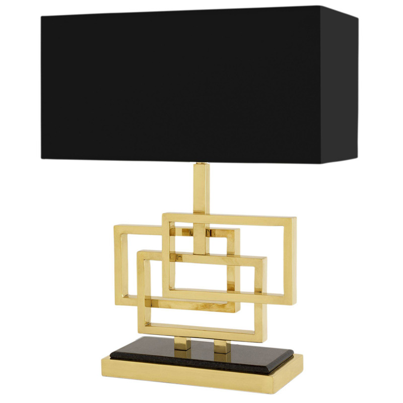Настольная лампа Eichholtz Table Lamp Windolf Brass Латунь Черный Настольная лампа Eichholtz Table Lamp Windolf Brass Латунь Черный в Барнауле | Loft Concept