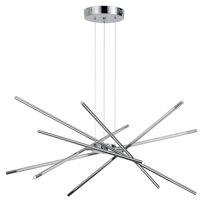 Люстра Trumpet Tube Chrome Chandelier Хром в Барнауле | Loft Concept 