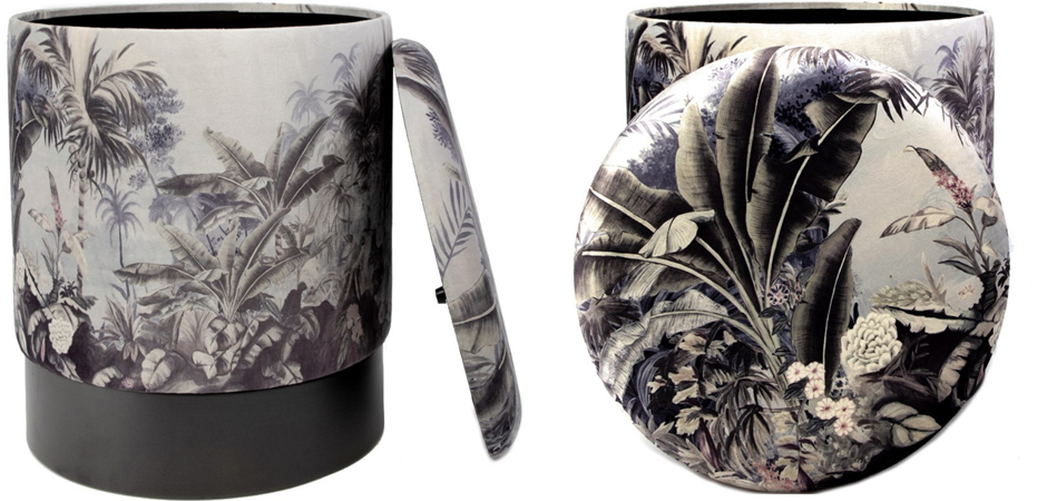 Пуф PUF Jungle Print plants Пуф PUF Jungle Print plants - Loft-Concept в Барнауле