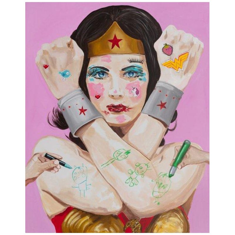 Картина Inner Child - Wonder Woman Мульти Картина Inner Child - Wonder Woman Мульти в Барнауле | Loft Concept