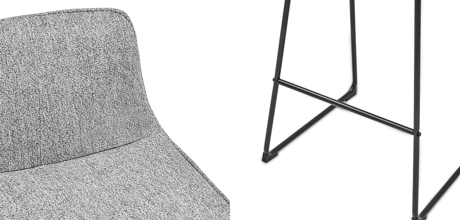 Барный стул Alonzo Bar Stool Gray Барный стул Alonzo Bar Stool Gray - Loft-Concept в Барнауле