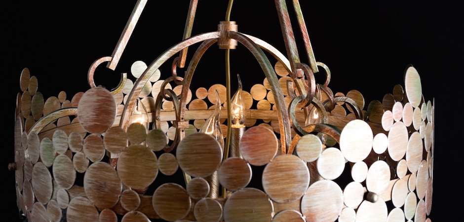 Люстра Round Iron Shod Chandelier Люстра Round Iron Shod Chandelier - Loft-Concept в Барнауле
