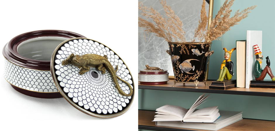 Шкатулка Box Bronze Lizard Шкатулка Box Bronze Lizard - Loft-Concept в Барнауле