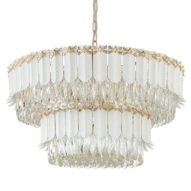 Люстра Barcelo Chandelier Прозрачный Золотой в Барнауле | Loft Concept 