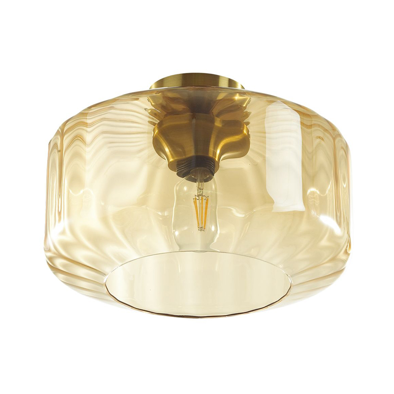 Потолочный светильник Multicolored Glass Bronze Бронза Потолочный светильник Multicolored Glass Bronze Бронза в Барнауле | Loft Concept