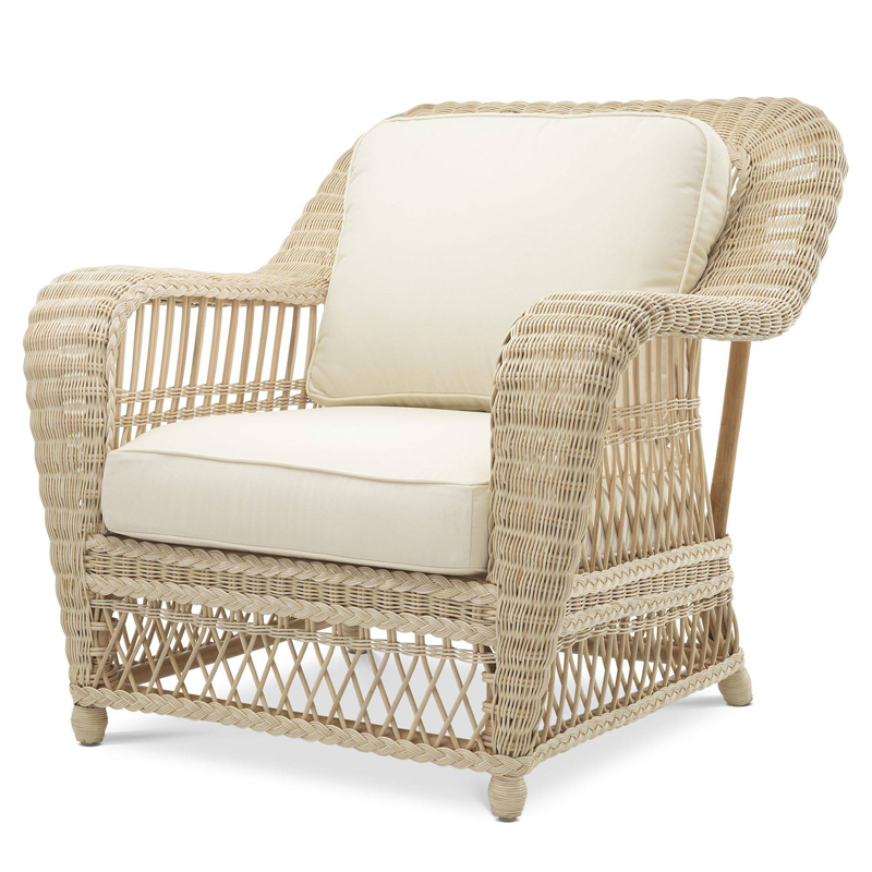 Кресло Eichholtz Chair Barbados Бежевый Кремовый Кресло Eichholtz Chair Barbados Бежевый Кремовый в Барнауле | Loft Concept
