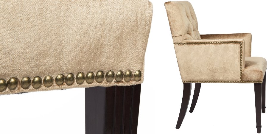 Стул с подлокотниками Parisian Chic Beige Стул с подлокотниками Parisian Chic Beige - Loft-Concept в Барнауле