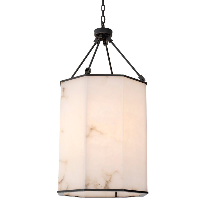 Подвесной светильник Eichholtz Chandelier Victoire L Белый Темная бронза Подвесной светильник Eichholtz Chandelier Victoire L Белый Темная бронза в Барнауле | Loft Concept