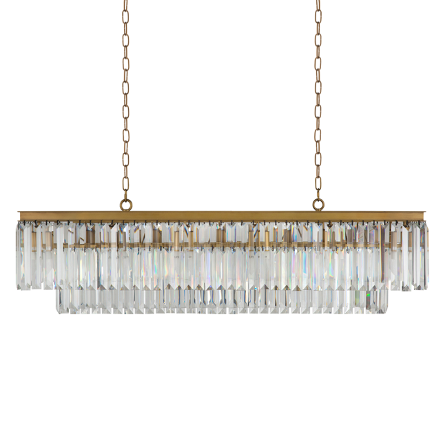 Люстра RH 1920s Odeon Clear Gold Square Chandelier Прозрачное Стекло Латунь Люстра RH 1920s Odeon Clear Gold Square Chandelier Прозрачное Стекло Латунь в Барнауле | Loft Concept