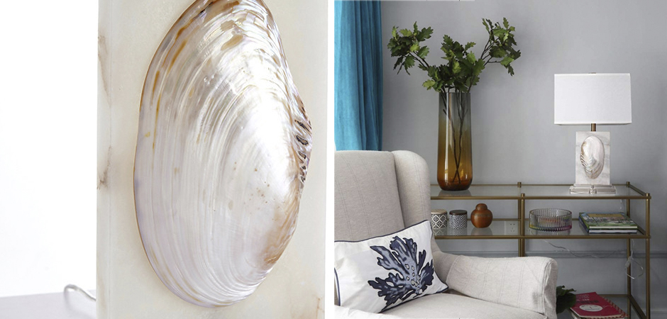 Настольная лампа Mother of Pearl Sink Настольная лампа Mother of Pearl Sink - Loft-Concept в Барнауле