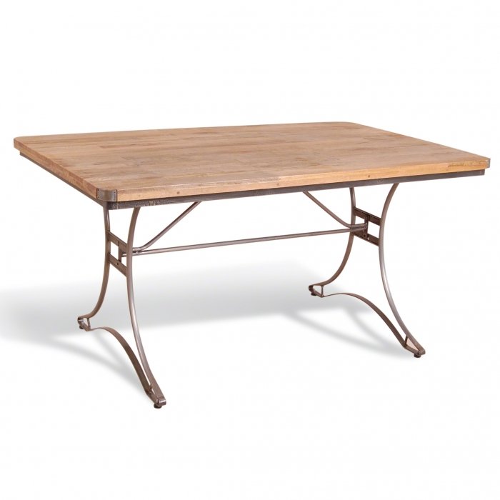 Cтол Industrial Metal Rust Rectangular Table Cтол Industrial Metal Rust Rectangular Table в Барнауле | Loft Concept