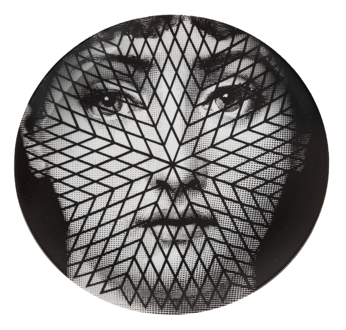 Декоративная тарелка Fornasetti 294 Черный Декоративная тарелка Fornasetti 294 Черный в Барнауле | Loft Concept