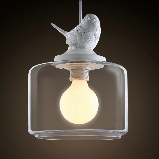 Подвесной светильник Provence Bird Pendant Белый в Барнауле | Loft Concept 