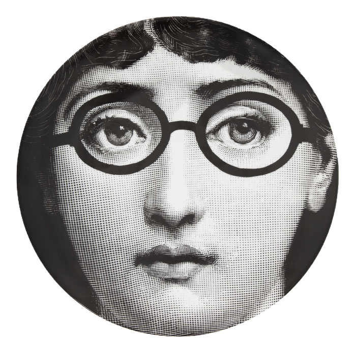 Декоративная тарелка Fornasetti 026 Черный Декоративная тарелка Fornasetti 026 Черный в Барнауле | Loft Concept