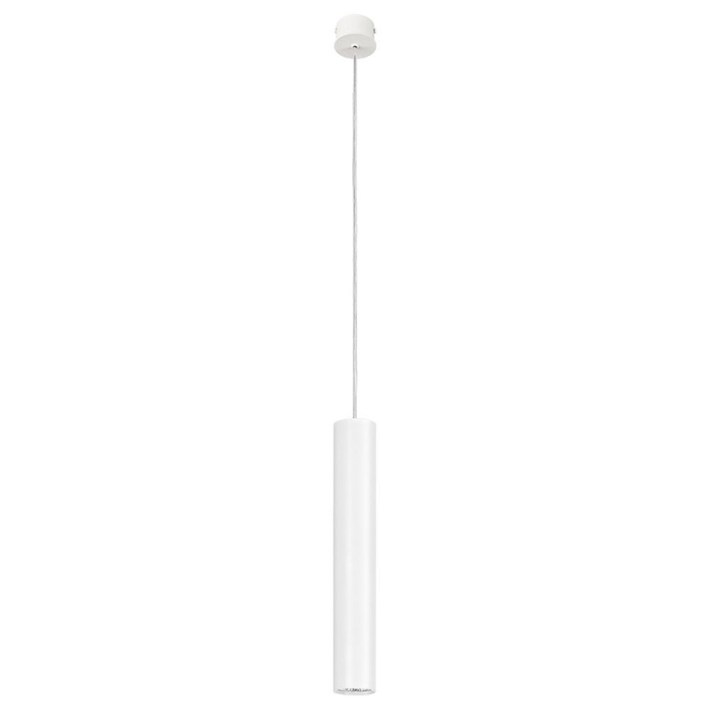 Подвесной светильник Luis Trumpet Tube White Lamp 40 Белый Подвесной светильник Luis Trumpet Tube White Lamp 40 Белый в Барнауле | Loft Concept