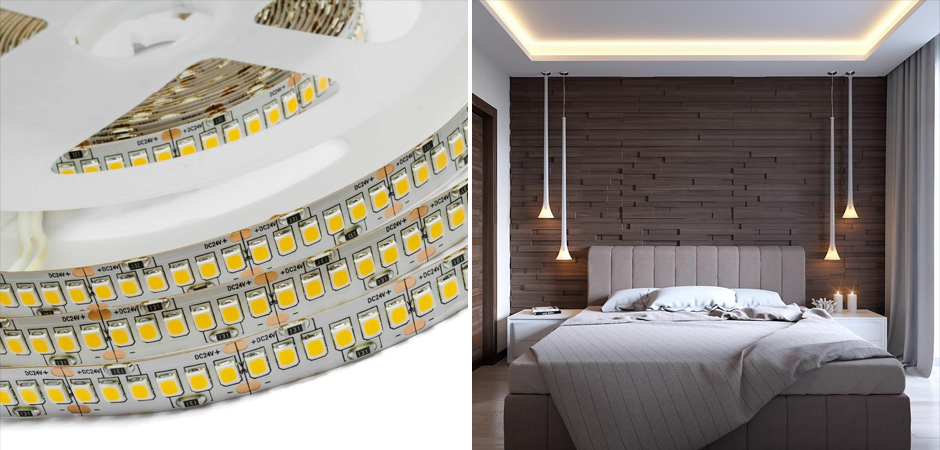 Светодиодная лента 26W/m 240Led/m 2835SMD теплый белый Светодиодная лента 26W/m 240Led/m 2835SMD теплый белый - Loft-Concept в Барнауле