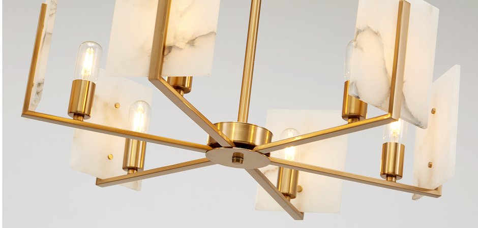 Люстра Marble square Chandelier Люстра Marble square Chandelier - Loft-Concept в Барнауле