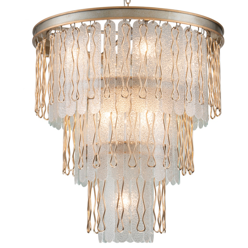 Люстра Abel Chandelier 67 Золотой Серебряный Прозрачный Люстра Abel Chandelier 67 Золотой Серебряный Прозрачный в Барнауле | Loft Concept