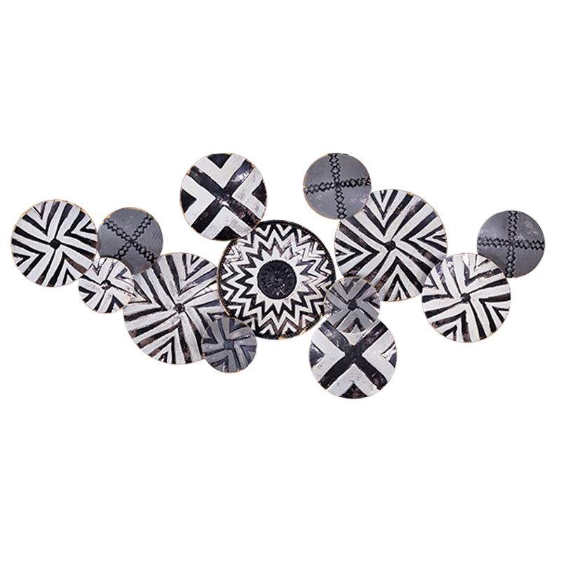 Панно Black and white patterns Черно-белый Панно Black and white patterns Черно-белый в Барнауле | Loft Concept