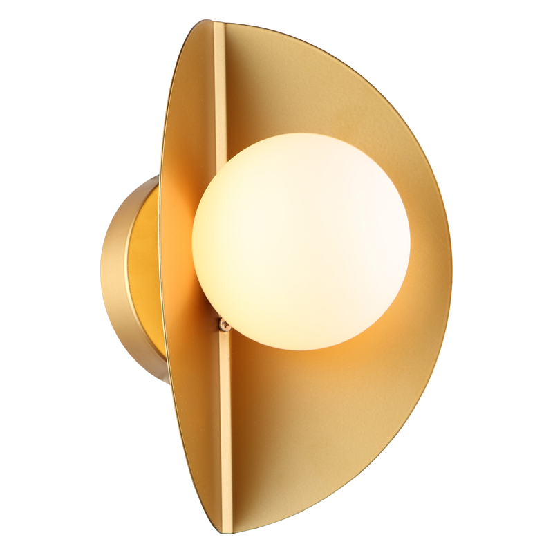 Бра Pascal Sconce Белый Золотой Бра Pascal Sconce Белый Золотой в Барнауле | Loft Concept