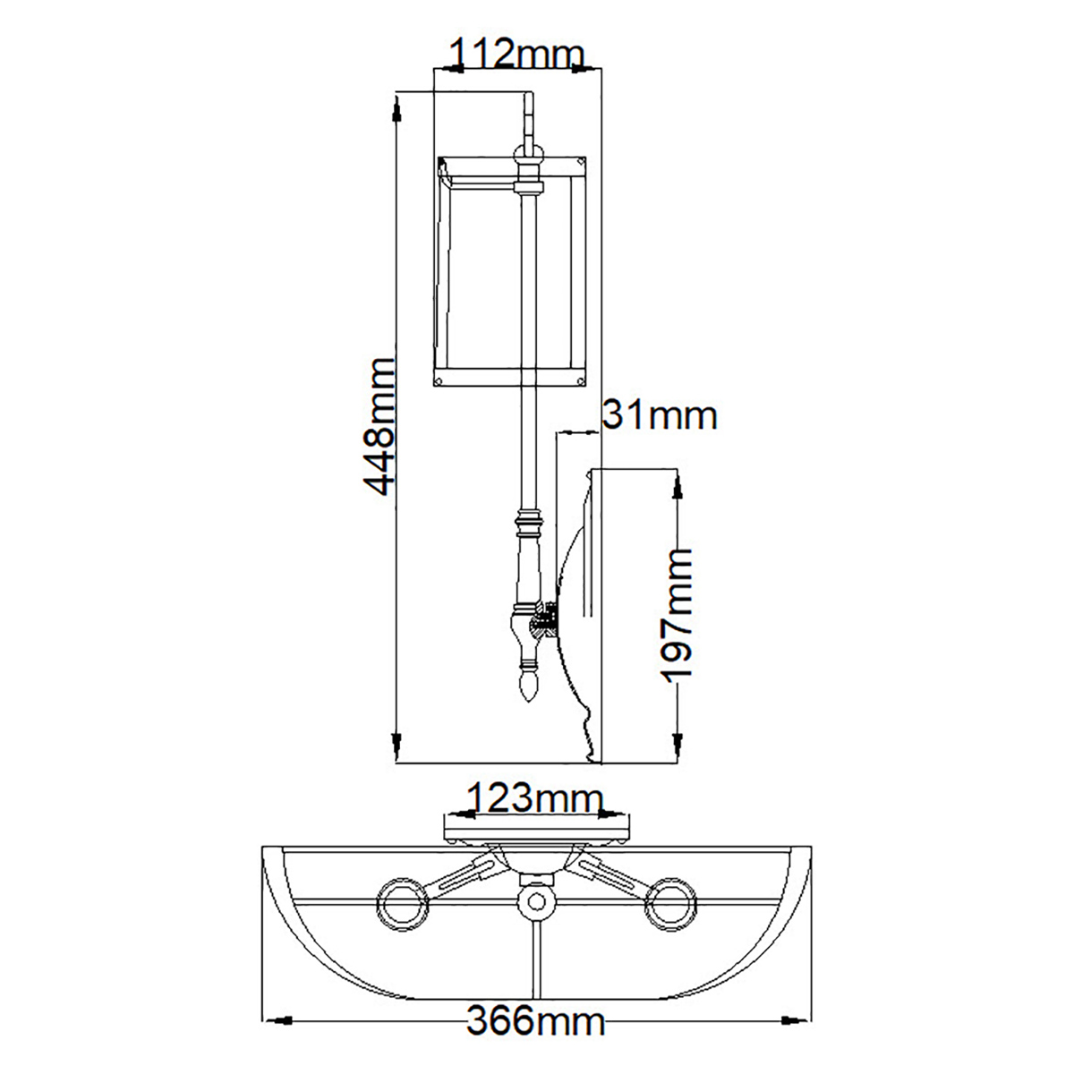 Бра с 2-мя бежевыми абажурами в классическом стиле Hinkley в Барнауле