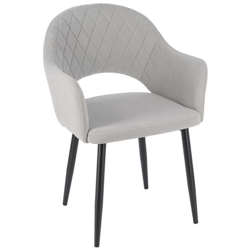 Стул Giotto Chair Светло-серый Черный Стул Giotto Chair Светло-серый Черный в Барнауле | Loft Concept
