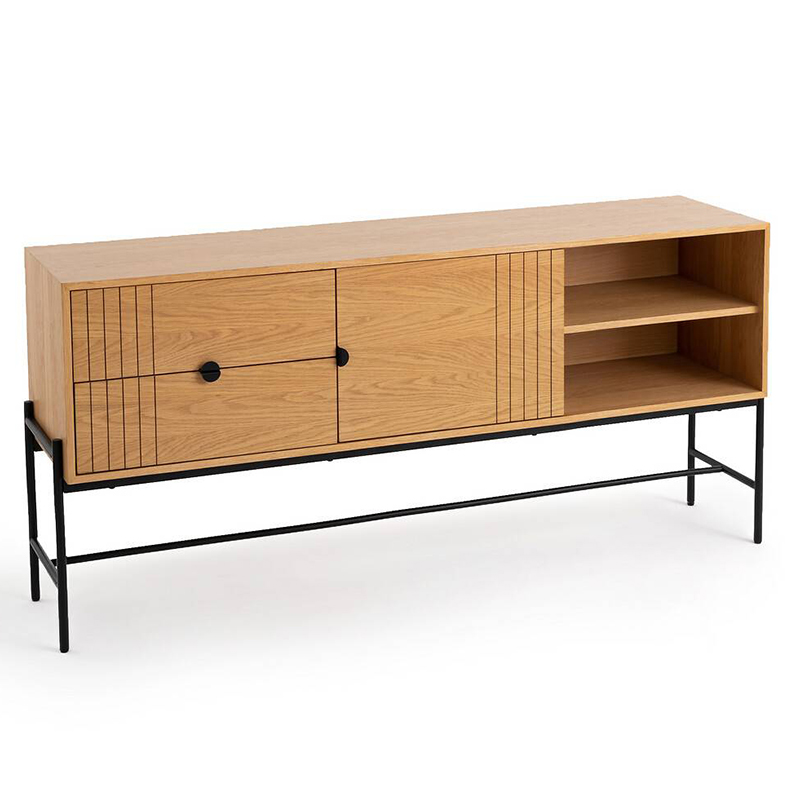 Комод в стиле лофт Domar Chest of Drawers Древесина Черный Комод в стиле лофт Domar Chest of Drawers Древесина Черный в Барнауле | Loft Concept