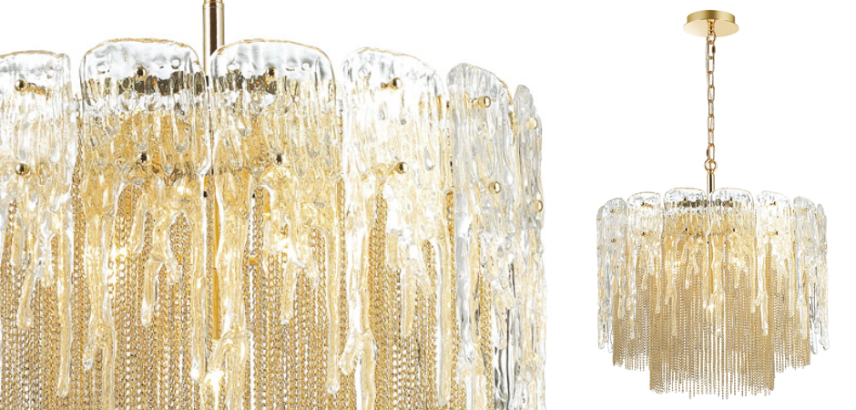 Люстра Ice and Gold Chains - Loft-Concept в Барнауле