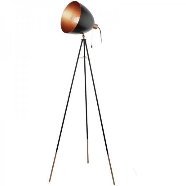 Напольный светильник Scopus Floor Lamp Черный Медь Напольный светильник Scopus Floor Lamp Черный Медь в Барнауле | Loft Concept