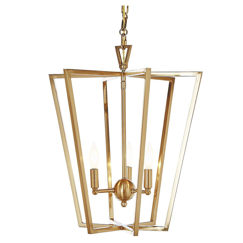 Люстра Fabiole Gold Cage Chandelier Золотой Люстра Fabiole Gold Cage Chandelier Золотой в Барнауле | Loft Concept
